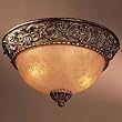 Minka Belcaro Walnut Champagne Glass Flush 958-126