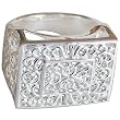 Sterling Silver Finger Rings Handmade Indian Jewelry US Size 5.5 (rng335)