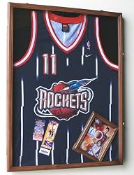 NBA Basketballl Jersey Display Case Cabinet w/ 98% UV Protection