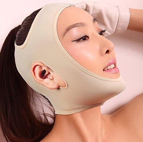 V Face Chin Cheek Lift Up Slimming Bandage Slim Chin Face Mask Ultra-thin Belt Strap Band by STMarket (S)