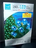 180 Count Christmas LED Blue Holiday Lights - Saves Up to 80% on Energy Costs
