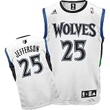 adidas Minnesota Timberwolves Al Jefferson Youth (sizes 8-20) Replica Home Jersey
