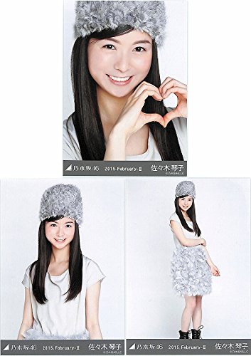 【佐々木琴子】 乃木坂46 公式生写真 [2015.February-2 2月 グレー] 会場限定 3枚コンプ
