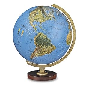 Livingston Globe - Blue Ocean (12") by 