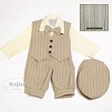 KAJIN ニッカボッカ★ピンストライプニッカボッカ5点セット「タンカラー」七五三セール10%OFF