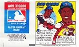 1979 Topps Test Issue Uncut Comic Wrapper Rod Carew
