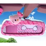 Hello Kitty Car Rearview Mirror Cover (Butterfly Pattern) Delivery Time 7-12 Business Days