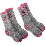 Browning Hosiery Unisex Child Kids Merino Wool Blend Sock, 2 Pair Pack
