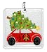 Peggy Karr Handmade Art Glass Christmas Ornament, Peace Bug