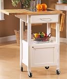 Kitchen Cart with Stainless Steel Insert
