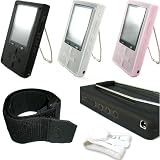 Toshiba MES30VW Gigabeat 30 GB Premium Silicone Skin Kit with Accessory Kit 3 color Options