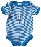 Adelheid Baby - Jungen Body 14121261850 / Großer Kapitän Strampler kurzer Arm Albglück