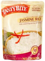 Tasty Bite Jasmine Rice, Heat & Eat, 8.8-Ounce Pouches (Pack of 12)