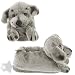 Gray Puppy Animal Slippers for Women and Men