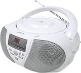 GPX BCD1806 Boombox with CD Player and AM/FM Tuner
