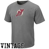 Majestic New Jersey Devils Heather Charcoal Big Time Play Vintage T-shirt