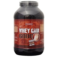 NutrinaX Whey Gain 6000 - Weight Gainer Kohlenhydrate/Protein Pulver,Geschmack:Schoko, 6000g Dose