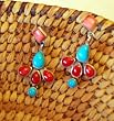 Coral/Turquoise/Oyster