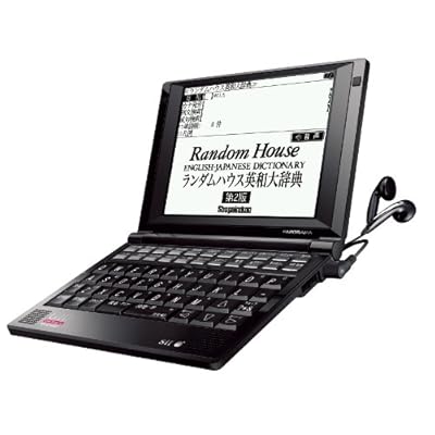 セイコーインスツル 電子辞書 PASORAMA 英語モデル SR-G10001AZ 英和大辞典X6冊 英英辞典X11冊