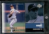 1999 Upper Deck Power Deck # 8 Greg Maddux Atlanta Braves Baseball Card - Mint Condition - Shipped In Protective ScrewDown Display Case!