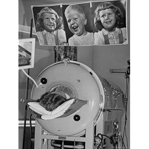 Woman Lying in Iron Lung During Treatment For Polio, Photos of Her Children Keep Her Smiling Photographic Poster Print