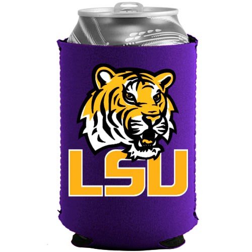 LSU Tigers Purple Collapsible Can Coolie by Football Fanatics