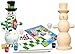 Masterpieces Works of Ahhh Winter Snowman (Green) Large Wood Paint Kit