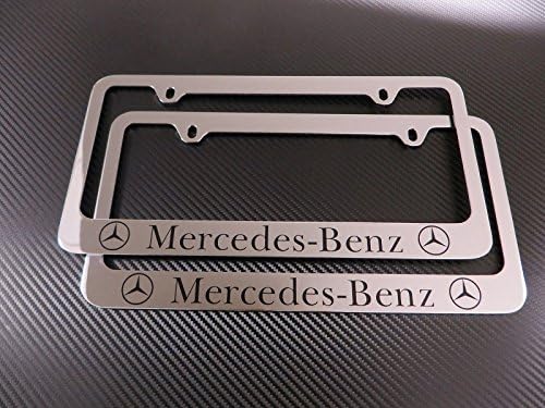 Mercedes Benz Chrome License Plate Frame 2pcs