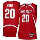 Nike Ohio State Buckeyes #20 Greg Oden Scarlet Tradition Defined Throwback Jersey
