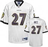 Ray Rice White Reebok NFL Premier Baltimore Ravens