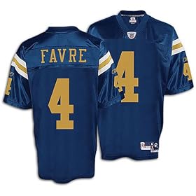 Brett Favre New York Jets/New York Titans Navy NFL Replica Jersey