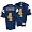 Brett Favre Jersey: Reebok Navy Replica #4 New York Titans Jersey - XX-Large