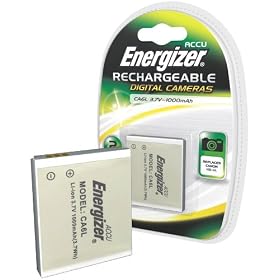 Energizer CA6L Digital Camera Battery Equivalent to Canon NB-6L Battery