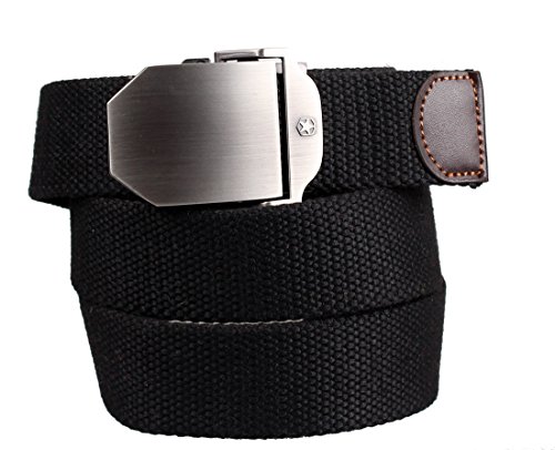 ALAIX Men's Big & Tall Military Style Canvas Web Tactical Adjustable Belt One Size