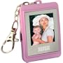 August DP150B Mini cadre photo num�rique 1,5" (3,8cm) en format porte-cl�s ou pendentif / M�moire interne suffisamment large pour 107 photos / Plug & Play (pas besoin d'installer de pilote) / Couleur rose