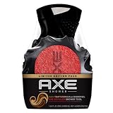 Axe Dark Temptation Shower Gel with Shower Tool 8.45 oz each