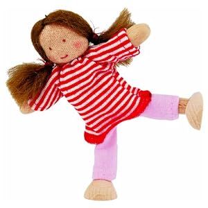 Kathe Kruse BIP Waldorf Girl Diana Brown 3.5" 2009