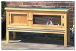 Kaninchenstall - 116x66x45cm - Hasens...