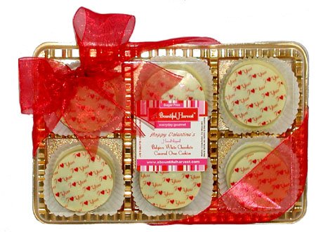 I Love You White Belgian Chocolate Covered Valentines Oreo