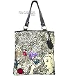 LOOP NYC/DISNEY COUTURE 'Snow White' Tote Bag in Ivory Cream with Applique