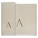 Monogrammed Hand Towel - Ivory