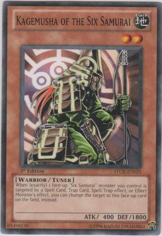 Yu-Gi-Oh! - Kagemusha of the Six Samurai (STOR-EN025) - Storm of Ragnarok - 1st Edition - Common On Sale