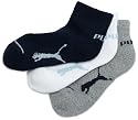 Puma Boys  3 Pair Pack Quater Crew Ulta Fresh