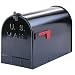 Solar ST200B00 Group Jumbo Steel Rural Mailbox, Black