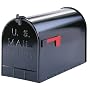 Solar ST200B00 Group Jumbo Steel Rural Mailbox, Black