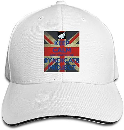 Keep Calm And Watch The Syndicate Project Snapback Adjustable Baseball Cap White