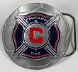 Chicago Fire MLS Soccer Team Buckle