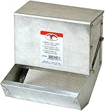 Little Giant7 inch Galvanized Rabbit Feeder  AF7SL