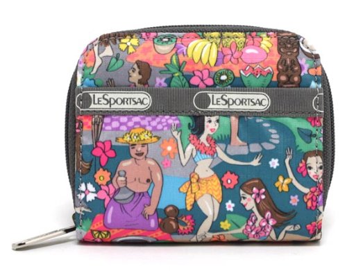 柄:ルアウ 型:クレア 6505-4058 LESPORTSAC