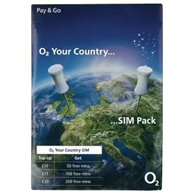 O2 International Pay As You Go Sim Card